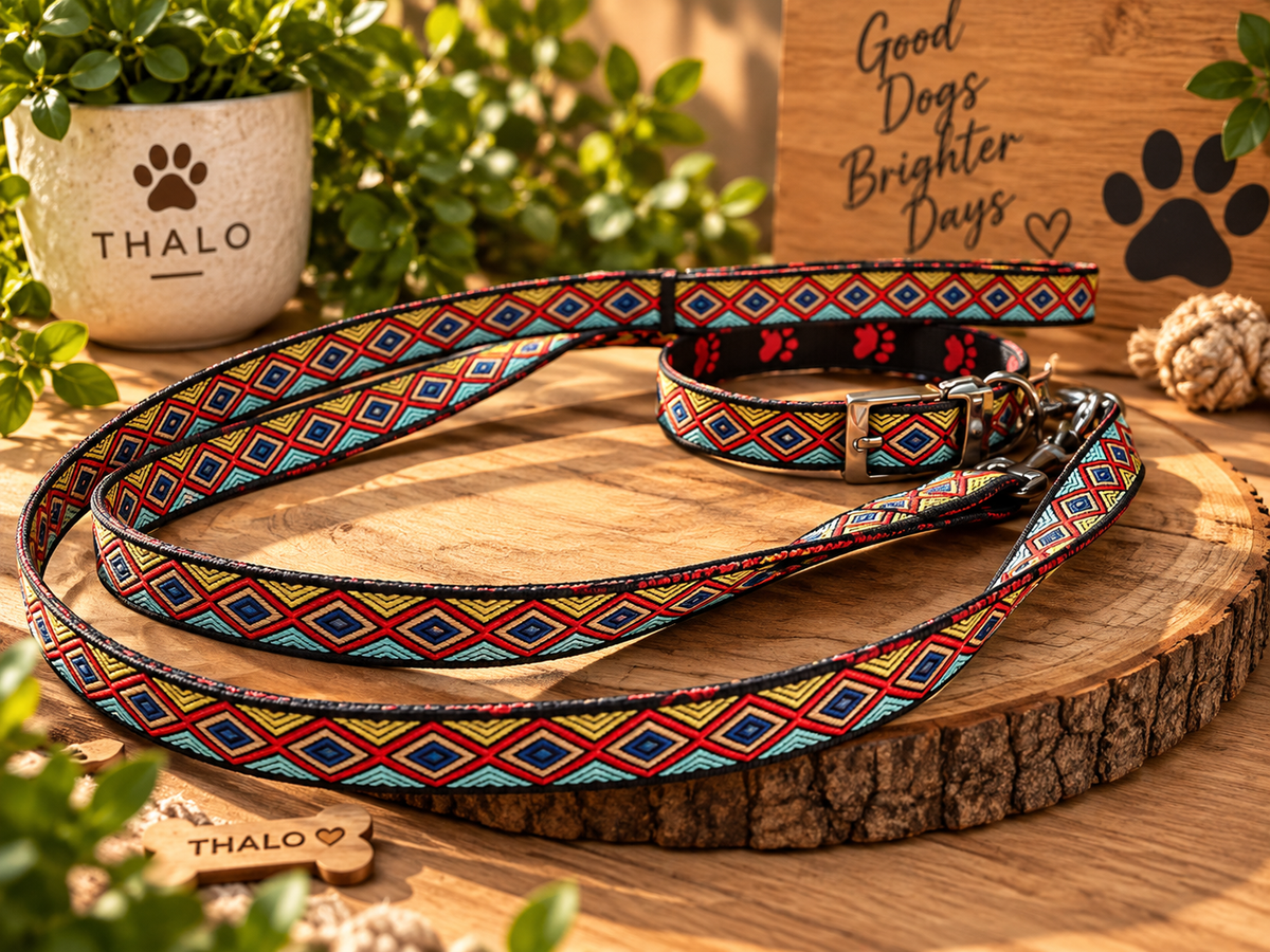 THALO halsband en bijpassende leiband